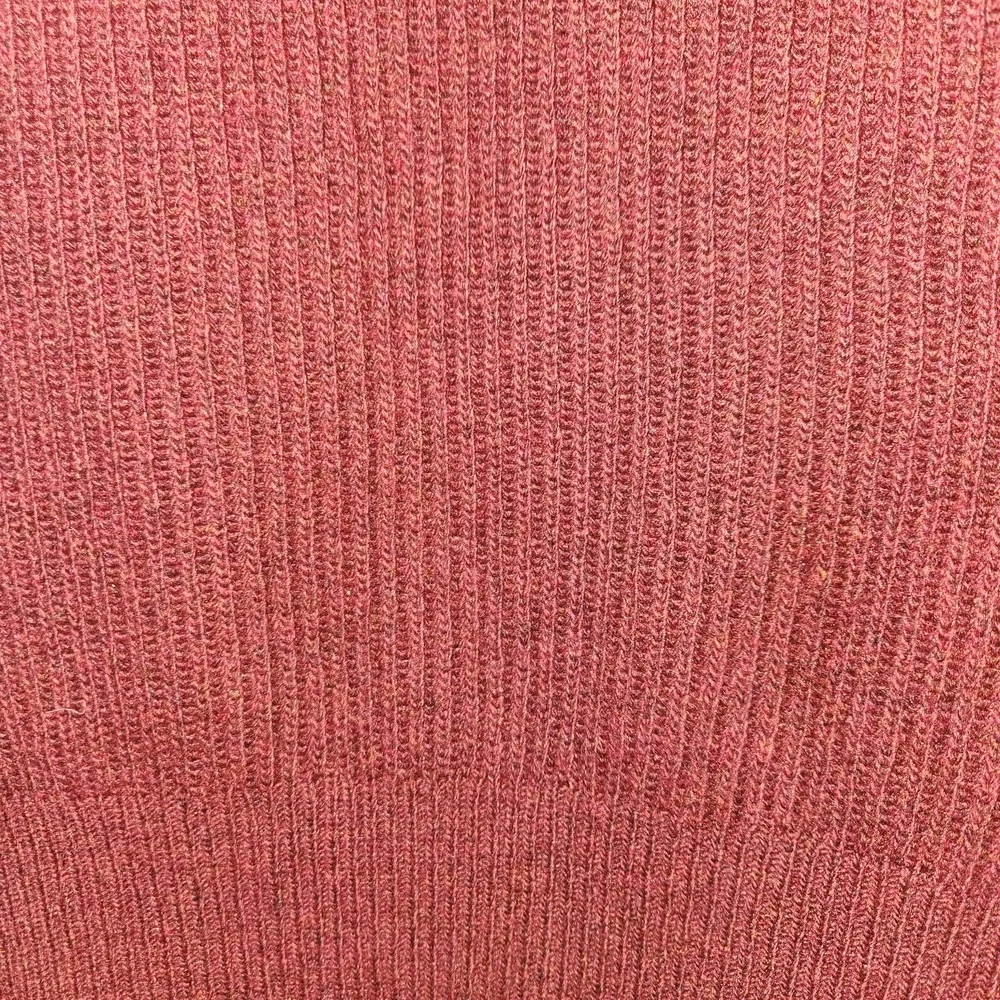Banana Republic Burgundy Crew Neck Sweater Size M Wool Italian Yarn Elbow Patch